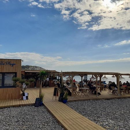 Charmante Villa plein SUD 50m de la plage - Balcon vue latérale sur Mer Mers-les-Bains Exterior foto